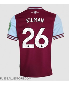 Günstige West Ham United Max Kilman #26 Heimtrikot 2024-25 Kurzarm